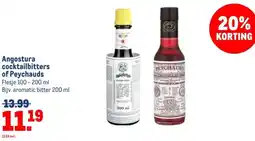 Makro Angostura cocktailbitters of Peychauds aanbieding