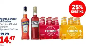 Makro Aperol, Campari of Crodino aanbieding