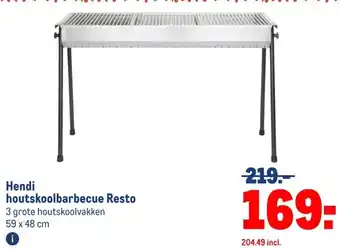 Makro Hendihoutskoolbarbecue Resto aanbieding
