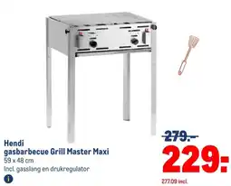 Makro Hendi gasbarbecue Grill Master Maxi aanbieding