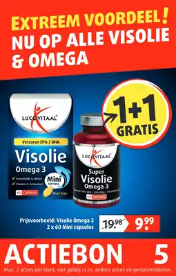 Lucovitaal VISOLIE & OMEGA aanbieding
