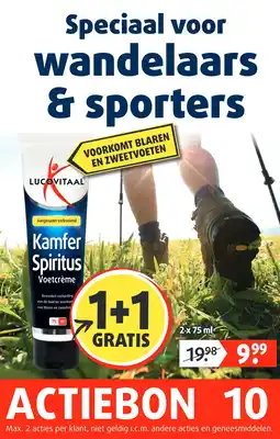 Lucovitaal Kamfer Spiritus Voetcrème aanbieding