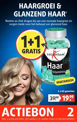 Lucovitaal HAARGROEI & GLANZEND HAAR aanbieding