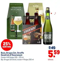Makro Boon, Brugse Zot, Straffe Hendrick of Kwaremont aanbieding