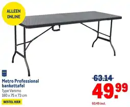 Makro Metro Professional bankettafel aanbieding