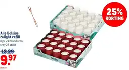 Makro Alle Bolsius relight refill aanbieding