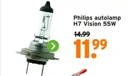 GAMMA Philips autolamp H7 Vision aanbieding