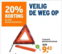 GAMMA Carpoint gevarendriehoek aanbieding