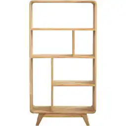 Leen Bakker Wandkast Bulan - naturel - 80x33x150 cm aanbieding