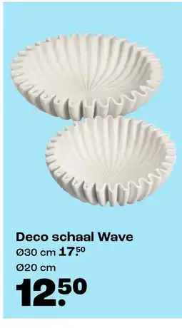 Kwantum Deco schaal Wave aanbieding