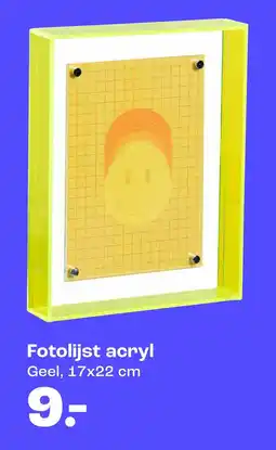 Kwantum Fotolijst acryl Geel aanbieding