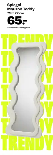 Kwantum Spiegel Mouzon Teddy aanbieding