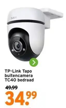 GAMMA TP Link Tapo buitencamera TC40 bedraad aanbieding