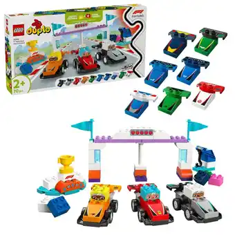Intertoys LEGO DUPLO F1 team racewagens en coureurs 10445 aanbieding