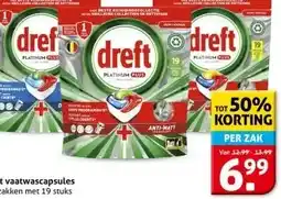 Hoogvliet Dreft vaatwascapsules aanbieding