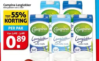 Hoogvliet Campina Langlekker aanbieding
