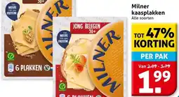 Hoogvliet Milner kaasplakken aanbieding