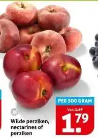 Hoogvliet Wilde perziken, nectarines of perziken aanbieding