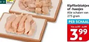 Hoogvliet Kipfiletblokjes of-haasjes aanbieding