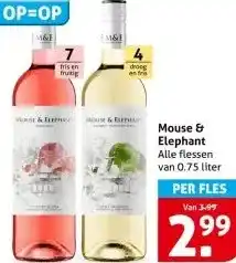 Hoogvliet Mouse & Elephant Alle flessen aanbieding