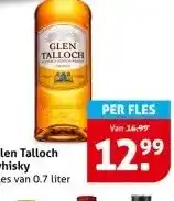 Hoogvliet Glen Talloch whisky aanbieding