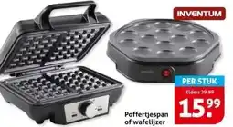 Hoogvliet Poffertjespan of wafelijzer aanbieding