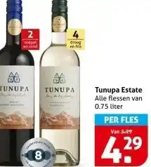 Hoogvliet Tunupa Estate aanbieding