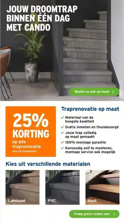 GAMMA Traprenovatie op maat aanbieding