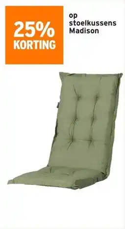 GAMMA 25% KORTING op stoelkussens Madison aanbieding