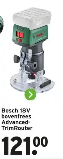 GAMMA Bosch 18V bovenfrees Advanced TrimRouter aanbieding