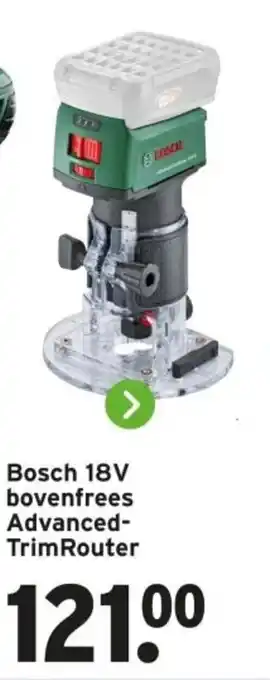 GAMMA Bosch 18V bovenfrees Advanced TrimRouter aanbieding