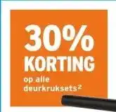 GAMMA 30% KORTING op alle deurkruksets² aanbieding