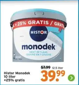 GAMMA Histor Monodek 10 liter +25% gratis aanbieding