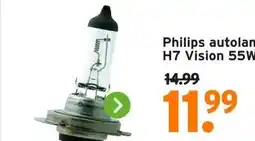 GAMMA Philips autolamp H7 Vision 55W aanbieding