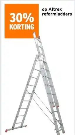 GAMMA 30% KORTING op Altrex reformladders aanbieding