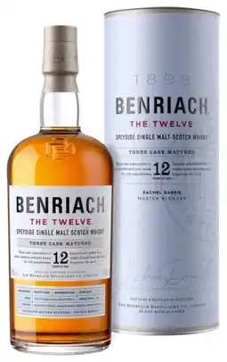 Gall & Gall Benriach The Twelve 70CL Whisky aanbieding