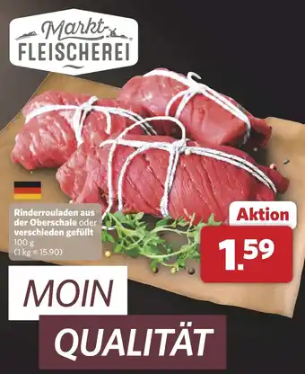 Combi Rinderrouladen aus der Oberschale oder verschieden gefüllt aanbieding