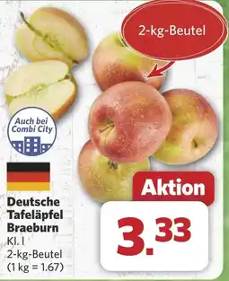 Combi Deutsche Tafeläpfel Braeburn aanbieding