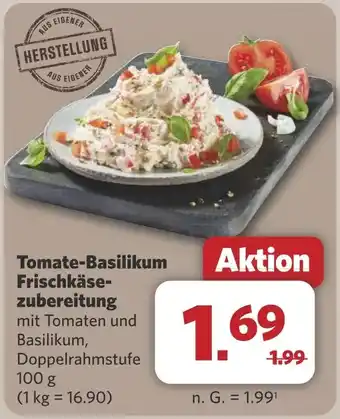 Combi Tomate-Basilikum Frischkäse- zubereitung aanbieding