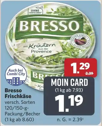 Combi Bresso Frischkäse aanbieding