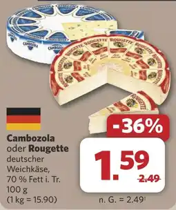 Combi Cambozola oder Rougette aanbieding