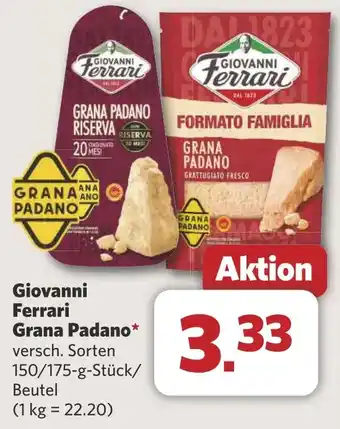 Combi Giovanni Ferrari Grana Padano aanbieding