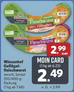 Combi Wiesenhof Geflügel- fleischwurst aanbieding