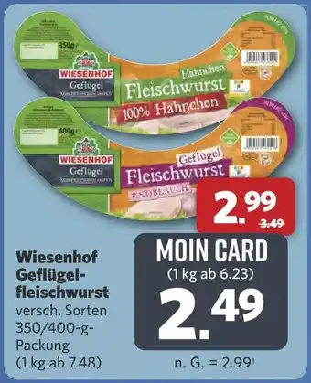 Combi Wiesenhof Geflügel- fleischwurst aanbieding