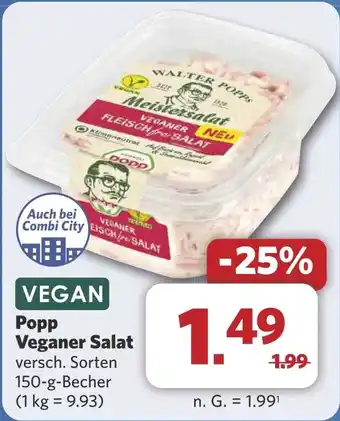 Combi Popp Veganer Salat aanbieding