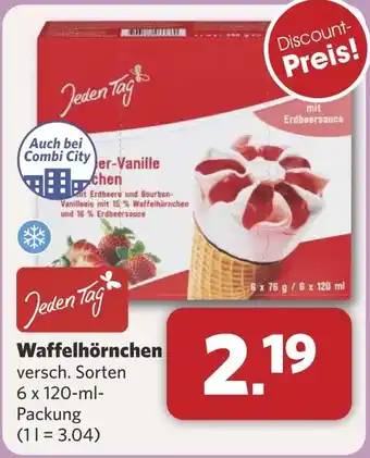 Combi Waffelhörnchen aanbieding