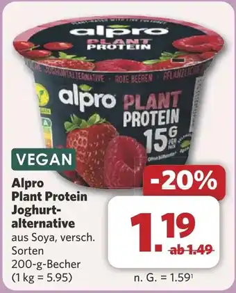 Combi Alpro Plant Protein Joghurt- alternative aanbieding