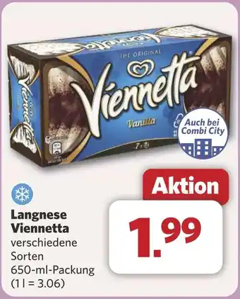 Combi Langnese Viennetta aanbieding
