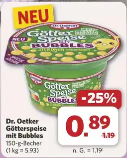 Combi Dr. Oetker Götterspeise mit Bubbles aanbieding