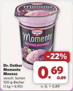 Combi Dr. Oetker Momente Mousse aanbieding